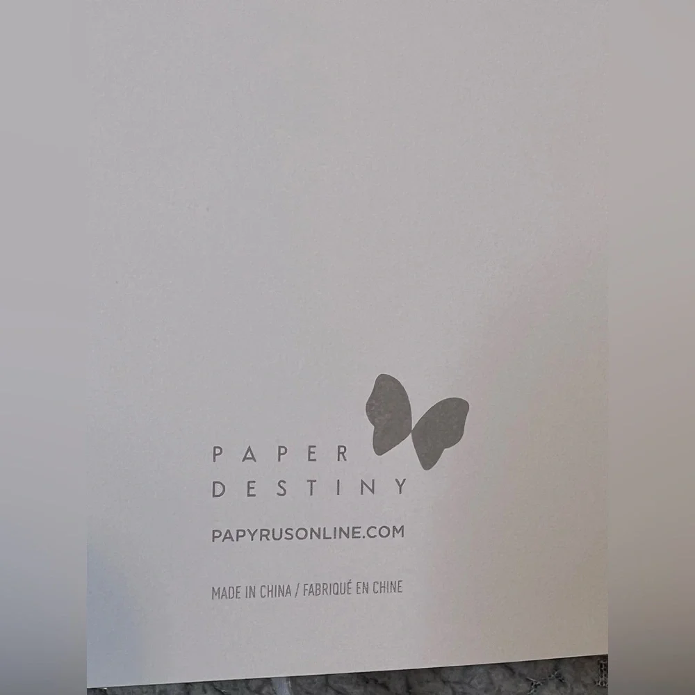 Paper Destiny Wedding Day Gift Log White And Gold New With Tags